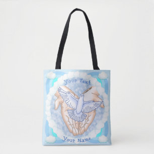 Christian Hands Dove Sac fourre-tout