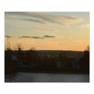CHRISTIAN HILL RESERVOIR SONNENUNTERGANG FOTO DRUC