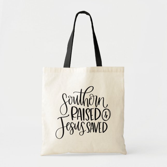 Christian Jesus Sassy Girl Y'all Southern Pride Tragetasche (Vorne)