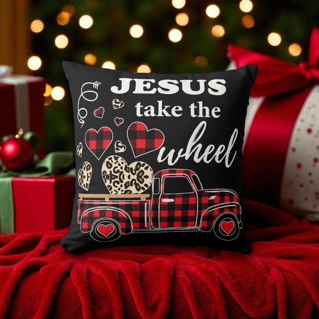 Christian - Jesus Take the Wheel - Christmas Kissen (Von Creator hochgeladen)