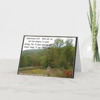 Christian KJV Bible verse cards Karte
