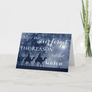 Christian La raison de la carte de Noël de saison