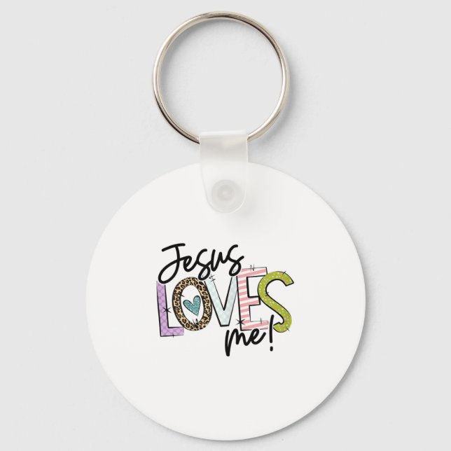 Christian Love Quote Gift For New Believers Jesus  Schlüsselanhänger (Vorderseite)