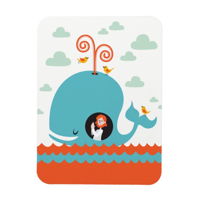 Christian Magnet Bible Story Jonah And The Whale (Vertikal)