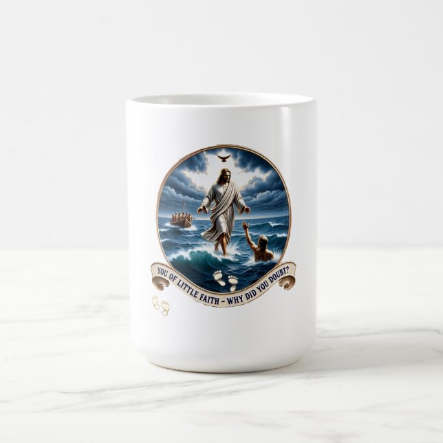 Christian Miracle Gift Set: Walk On Water Apparel Kaffeetasse (Mittel)