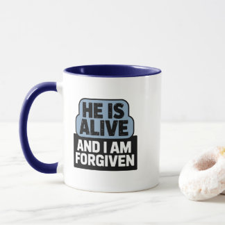 Christian Mug HE EST VIVANT