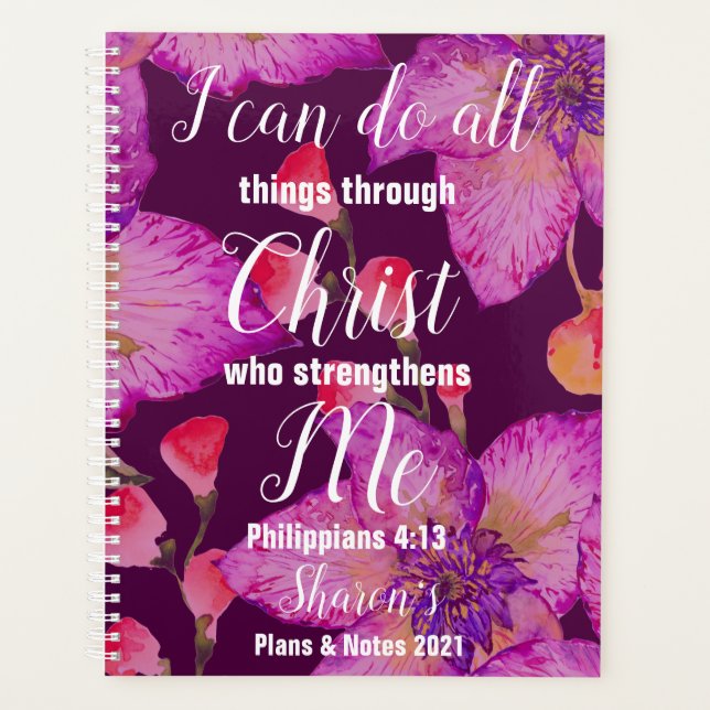 Christian Philippians 4:13 2022 Personnalisé (Devant)