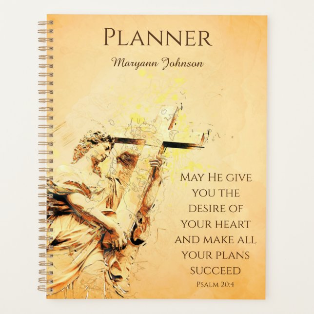 Christian Planner avec Verse biblique (Devant)