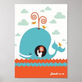 Christian Poster Bible Histoire Jonah Et La Balein