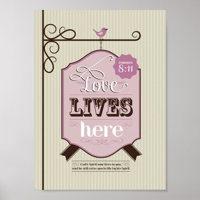 Christian Poster Bible Scripture Inspecteur Art (Devant)