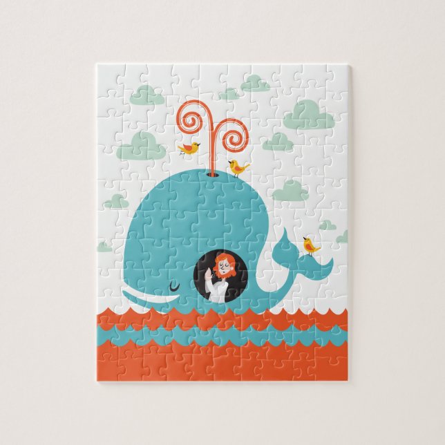 Christian Puzzle Bible Story Jonah And The Whale (Vertikal)