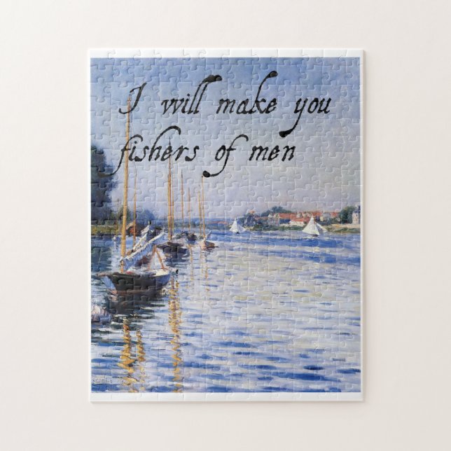 Christian puzzle  "I will make you fishers of men" (Vertikal)