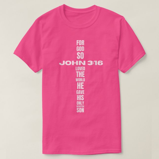 Christian Quotient Jesus Religious Bible Verse-Joh T-Shirt (Design vorne)