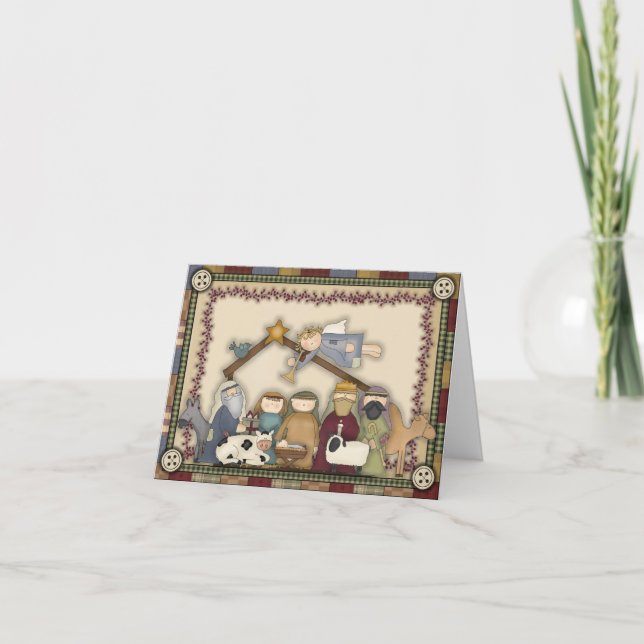 Christian Religieux Carte pour notes de Noël (Devant)