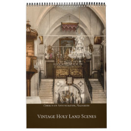 Christian Religious Holy Land Calendar Kalender