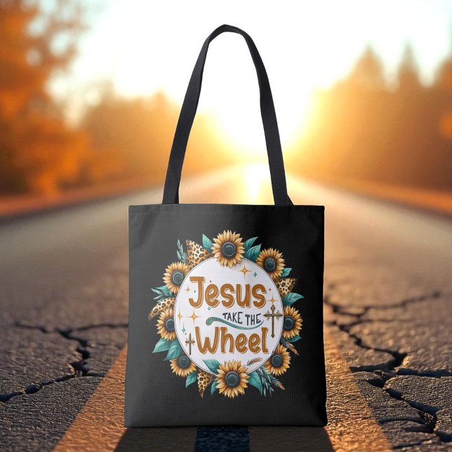 Christian Religious Jesus Take the Wheel Tasche (Von Creator hochgeladen)