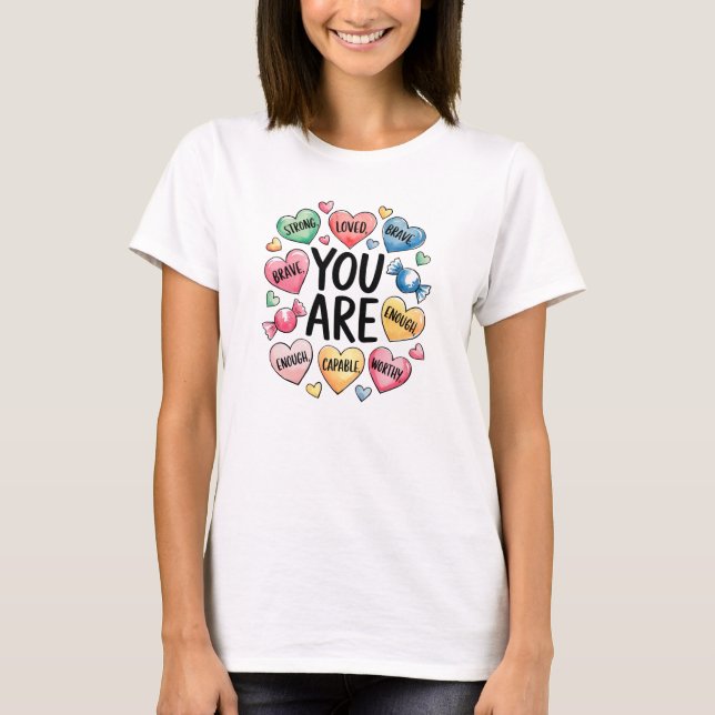 Christian Self Love Valentine T-Shirt (Vorderseite)
