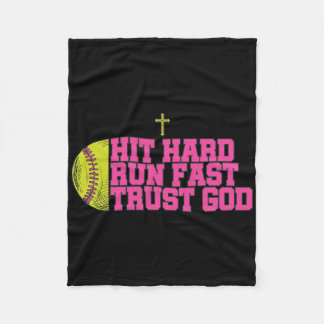 Christian Softll, Hit Hard Run Fast Trust God, Sof Fleecedecke
