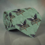 Christian Spiritual Warrior Custom Necktie Krawatte<br><div class="desc">This custom necktie allows you to proudly display your Christian faith with others. Perfect for various occasions, this necktie makes a thoughtful gift or a personal statement.</div>