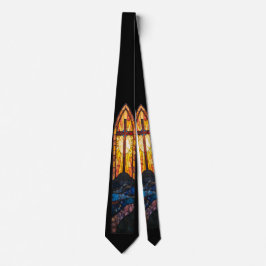 Christian Stained-Glass Cross Tie Krawatte