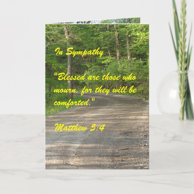 Christian Sympathy Card Karte (Vorderseite)