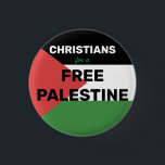 CHRISTIANER FÜR EINE KOSTENLOSE PALÄSTINENFLAGE RO BUTTON<br><div class="desc">CHRISTIANER FÜR EINE KOSTENLOSE PALÄSTINENFLAGE ROTEN SCHWARZEN GRÜNEN WEISS-Taste</div>