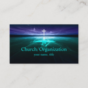 Christianisme - Carte Horizon Croix Religieuse
