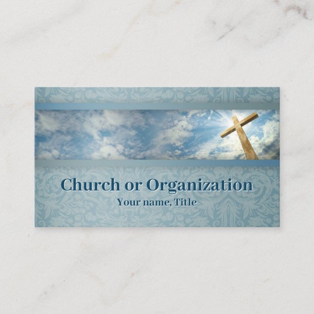 Christianity-Religious Cross Business Card Visitenkarte (Vorderseite)