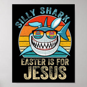 Christians T-Shirt Retro Dummer Haifisch-Shirt Ost Poster