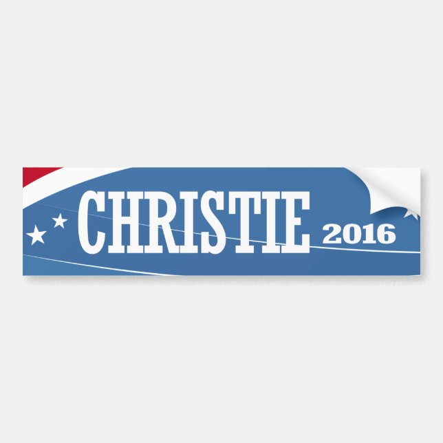 CHRISTIE 2016 AUTOAUFKLEBER (Vorne)
