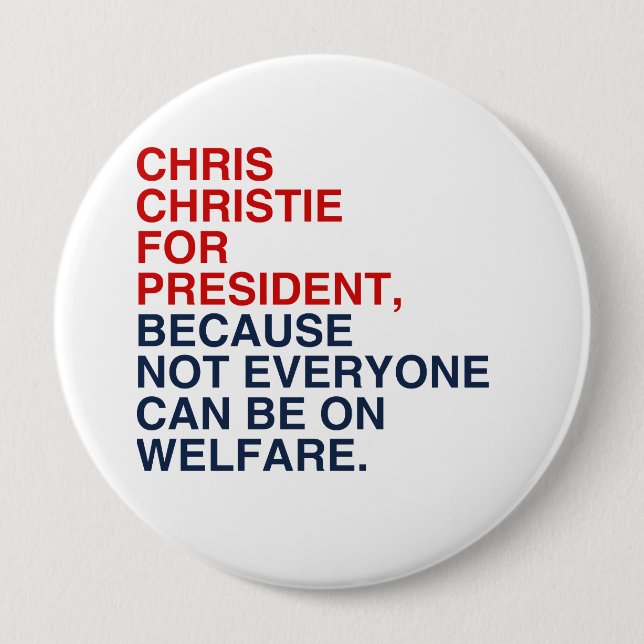CHRISTIE 2016 BUTTON (Vorderseite)