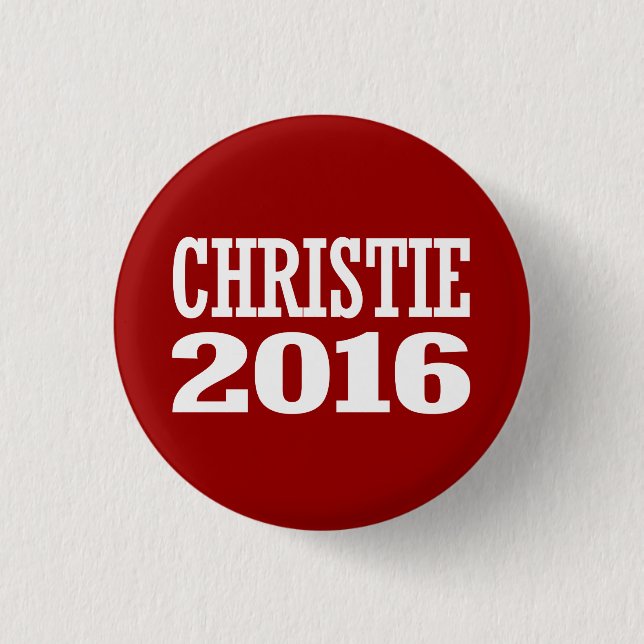 CHRISTIE 2016 BUTTON (Vorderseite)