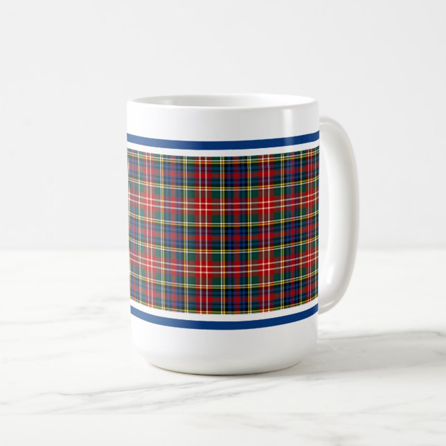 Christie Clan Tartan Kaffeetasse (VorderseiteRechts)
