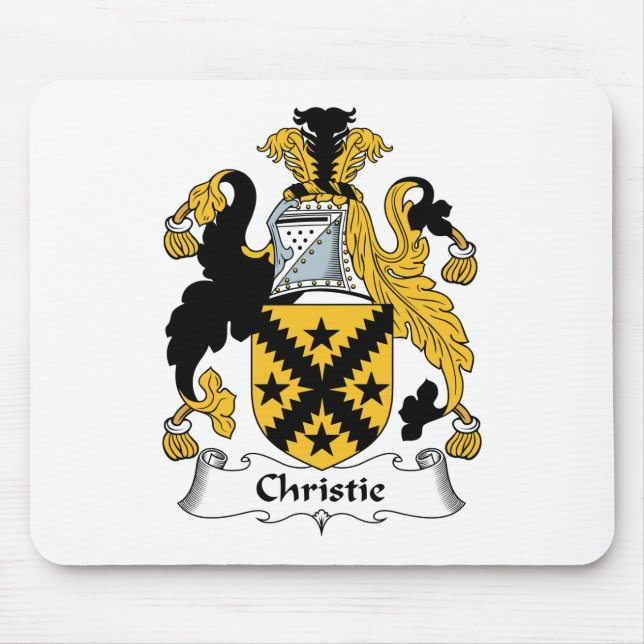 Christie Familienwappen Mousepad (Vorne)