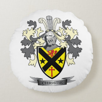 Christie Familienwappen-Wappen Rundes Kissen