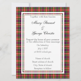 Christie Scottish Wedding Einladung