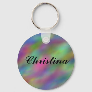 Christina-Pastell bewölkt Schlüsselanhänger