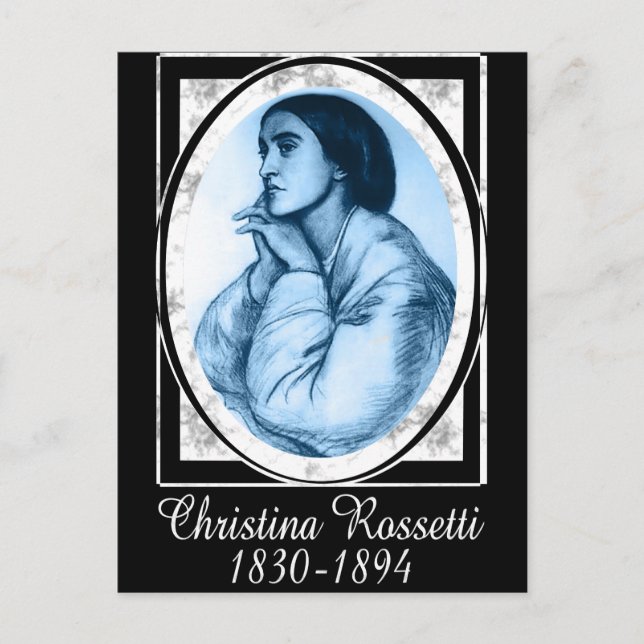 Christina Rossetti Postkarte (Vorderseite)