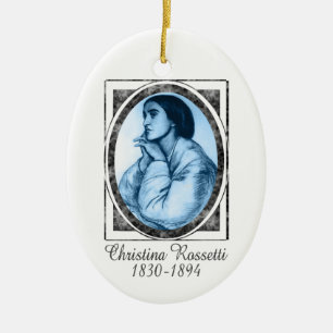 Christina Rossetti-Verzierung Keramik Ornament