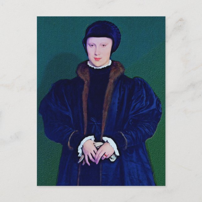 Christina von Denmark Ink Sketch Postkarte (Vorderseite)