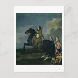 Christina von Schweden (1626-89) über Horseback, 1 Postkarte