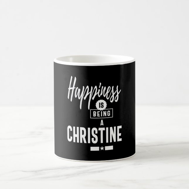 Christine Personalisiert Name Birthday Gift Kaffeetasse (Mittel)