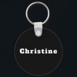 Christine Schlüsselanhänger<br><div class="desc">Schlüsselanhänger mit Namen Christine</div>
