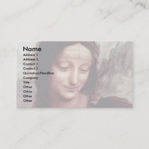 Christkind mit St. Anne Maria Lamb Von Leonardo Visitenkarte