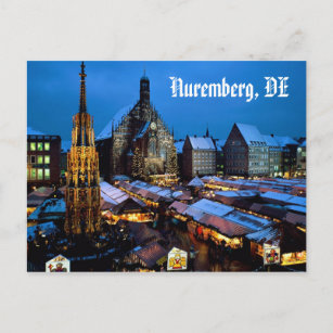 Christkindl_Markt,_Nürnberg,_Bayern,_Deutschland.. Postkarte