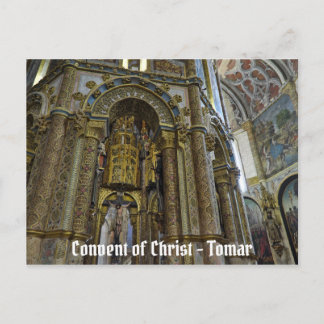 Christkloster in Tomar, Portugal Postkarte