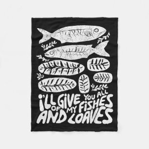 Christlich 2 Fische 5 Brote 5000 Gegen _1  Fleecedecke