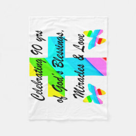 CHRISTLICH 90. FLEECEDECKE