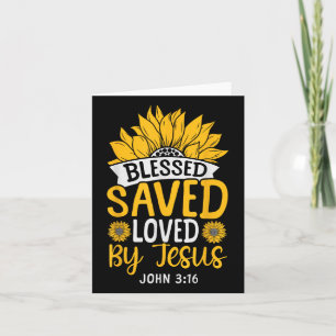 Christlich Bibel Verse Glaube Gott Blume John 3_16 Karte
