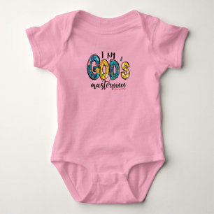 Christlich bin ich Gottes Meisterwerk  Baby Strampler